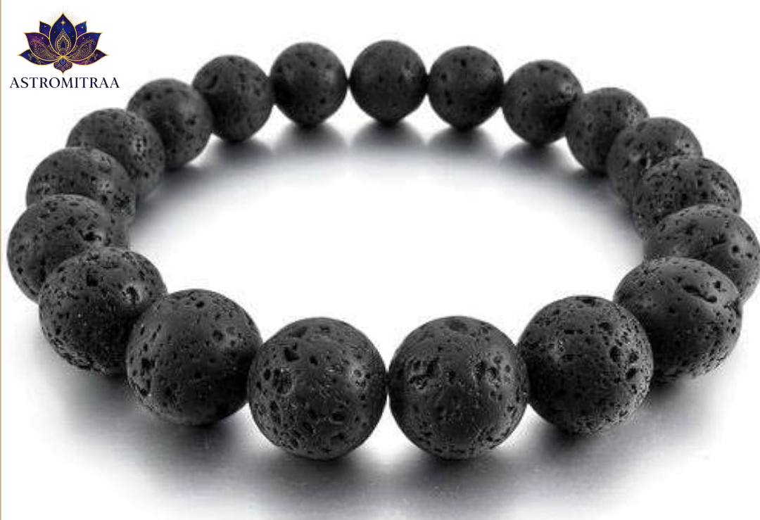 Natural Lava Bracelet- 8mm