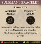 Natural Sulemani Bracelet - 8mm (With Certificate)