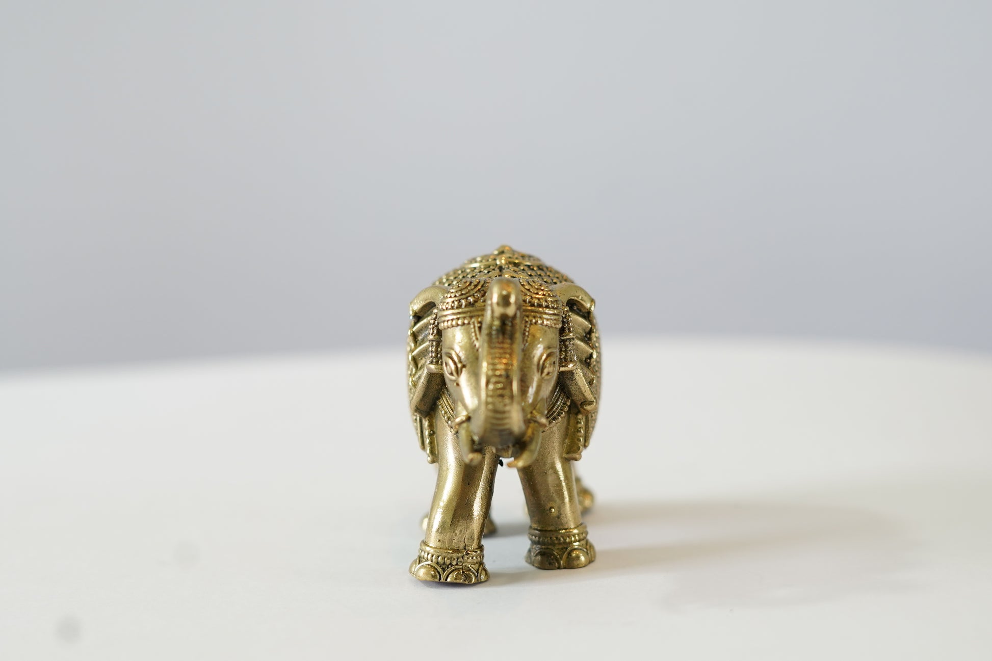 Brass Elephant Idol (Pack of 2)