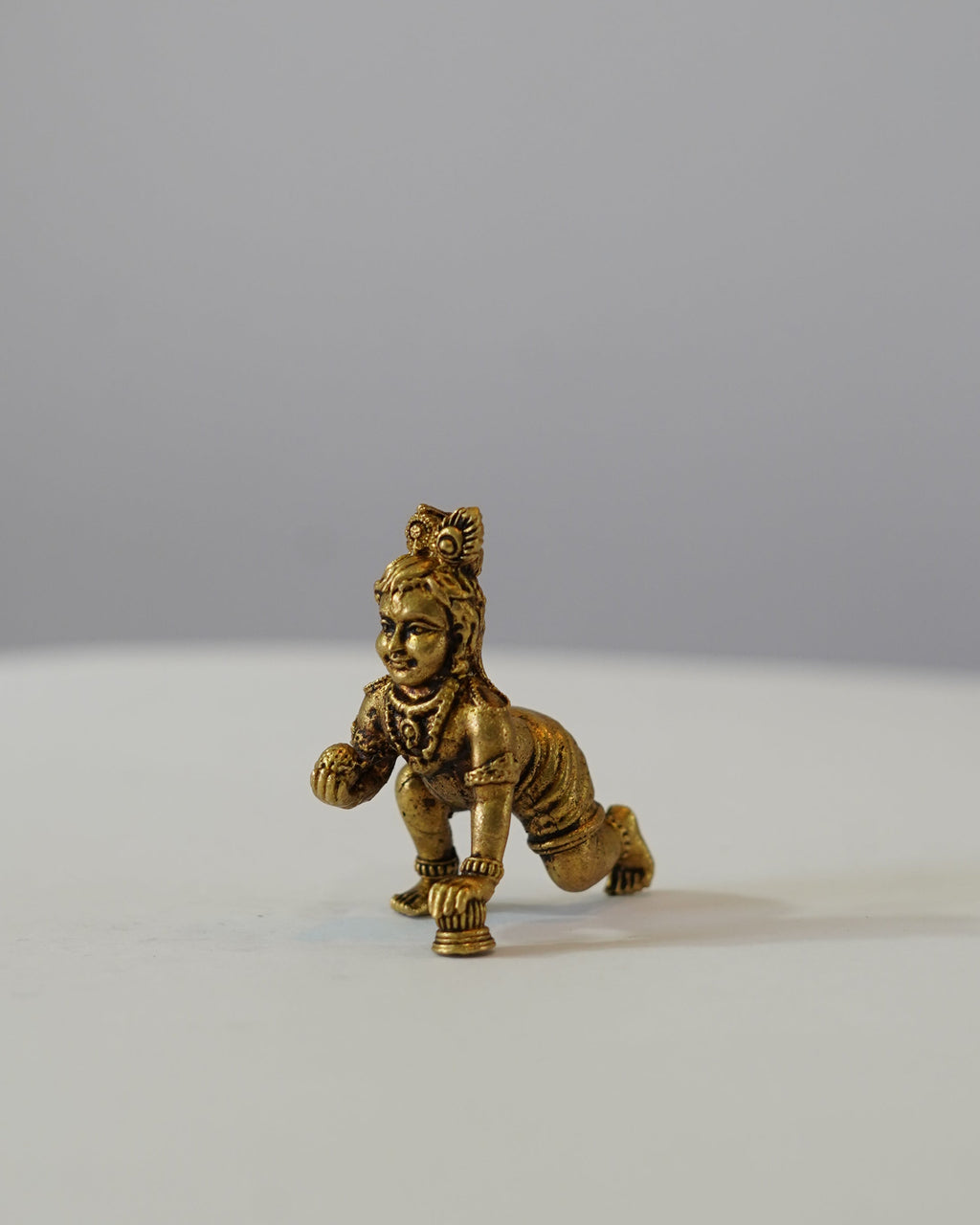 Brass Venna Krishna Idol