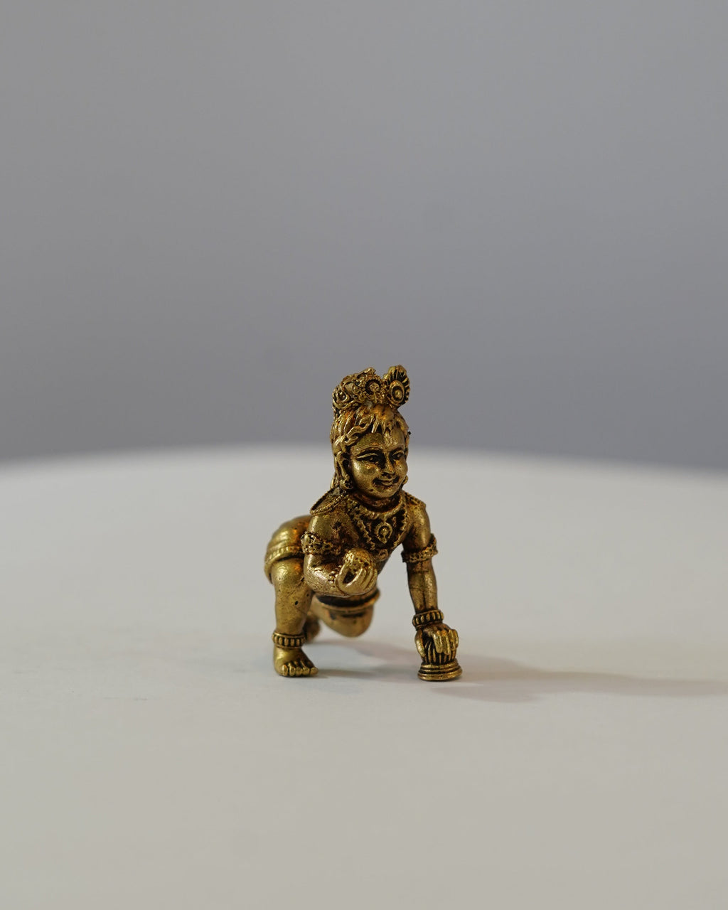 Brass Venna Krishna Idol