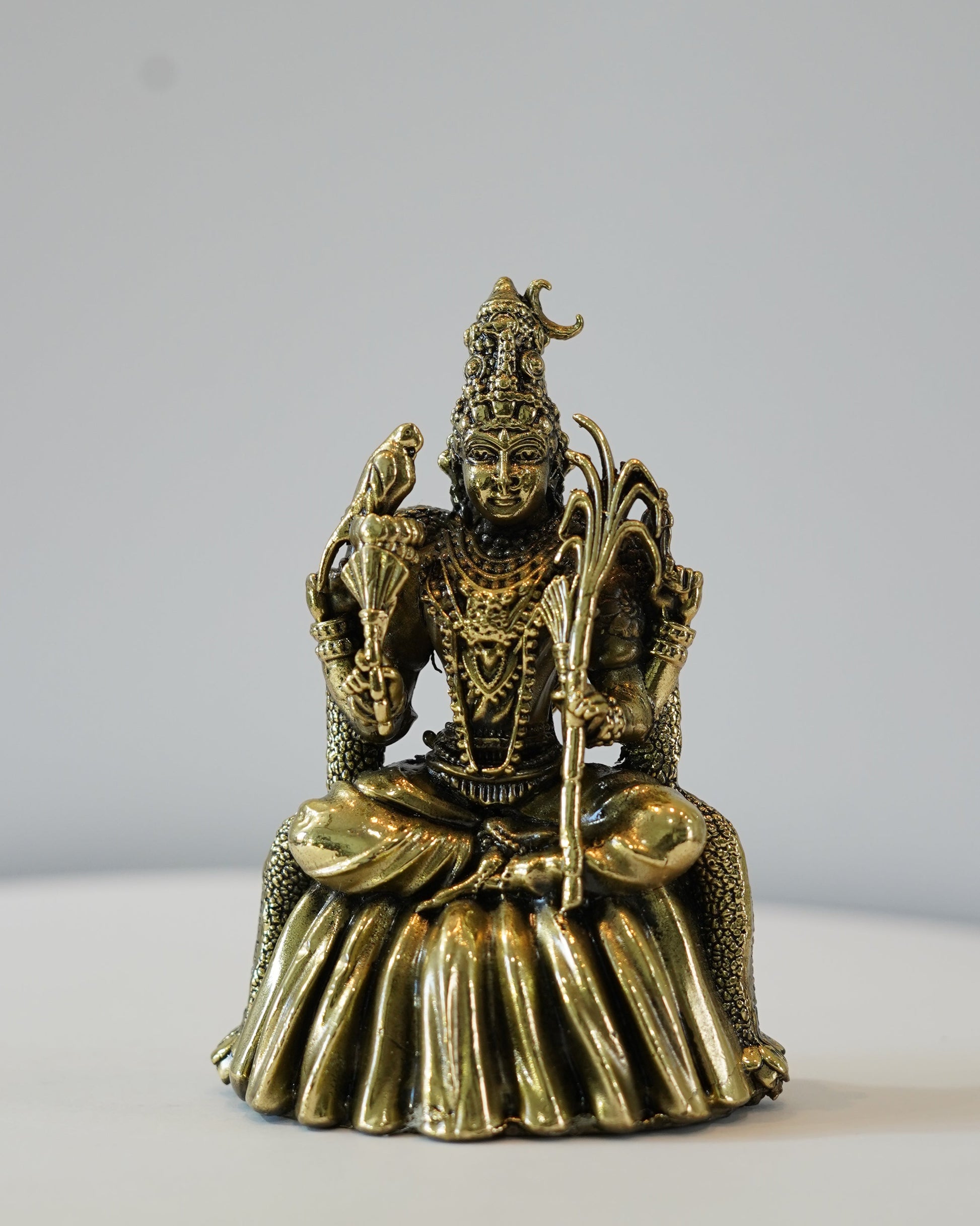 Brass Goddess Raja Rajeshwari Devi Idol