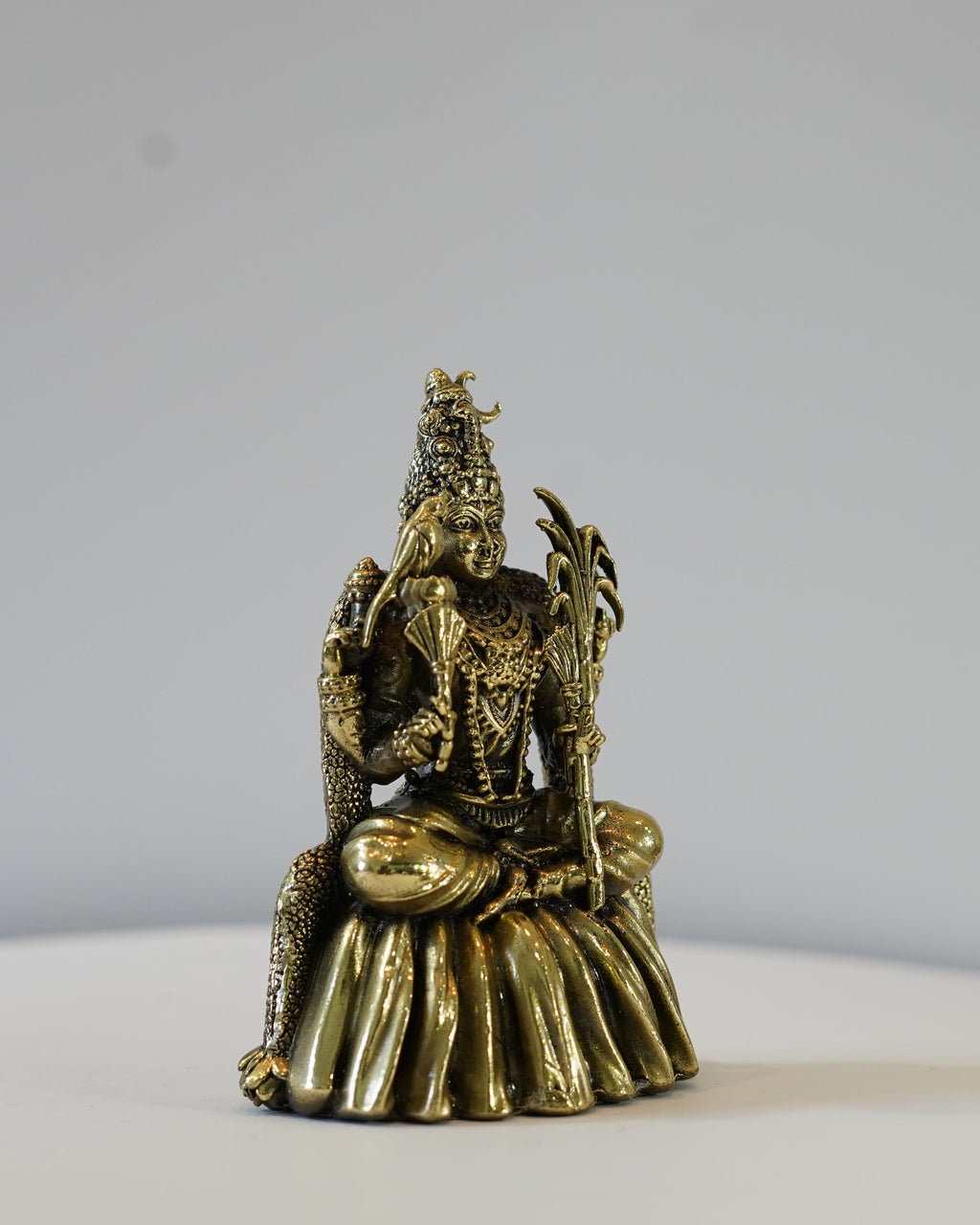 Brass Goddess Raja Rajeshwari Devi Idol