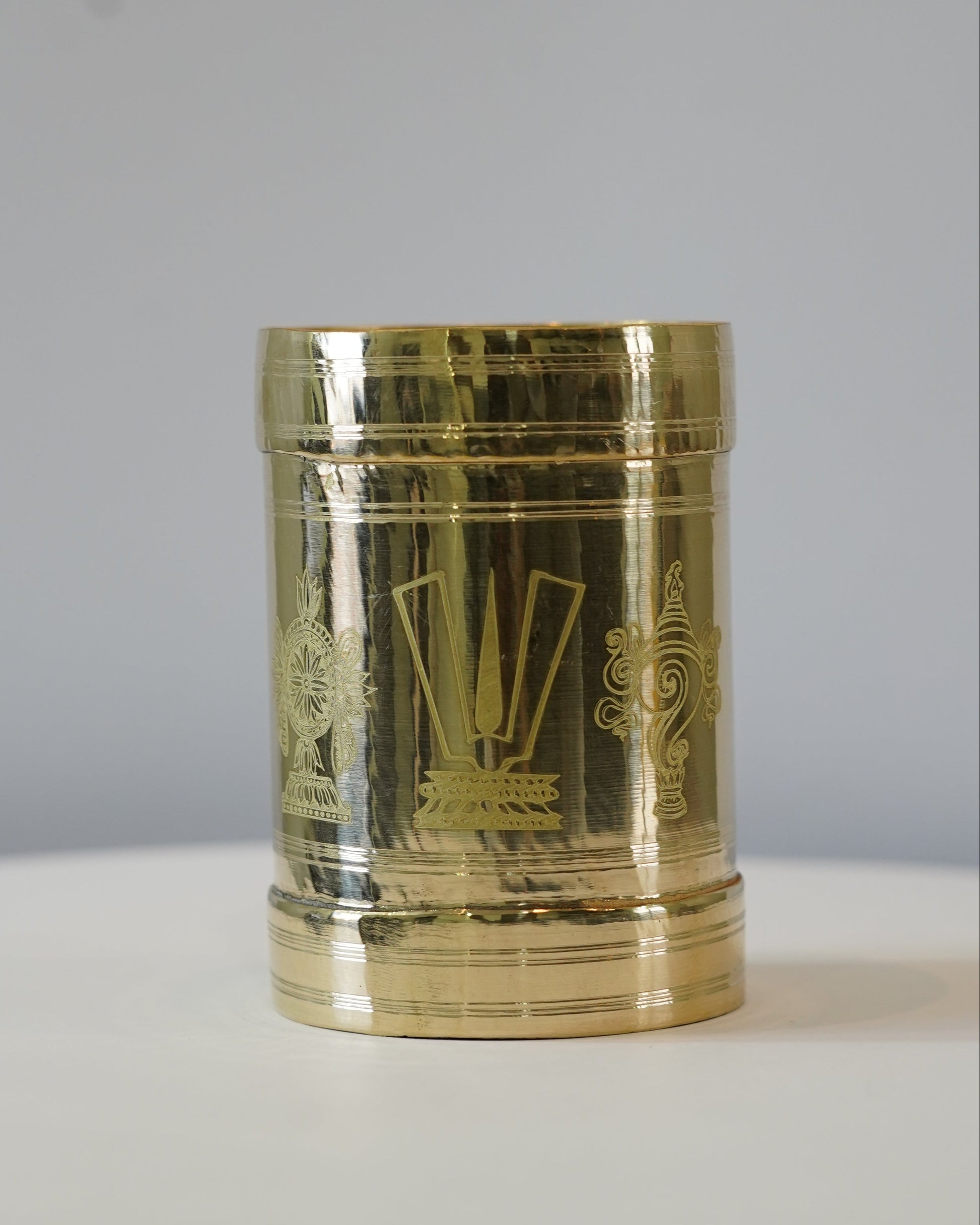 Brass Kubera Kuncham 3.5 inches