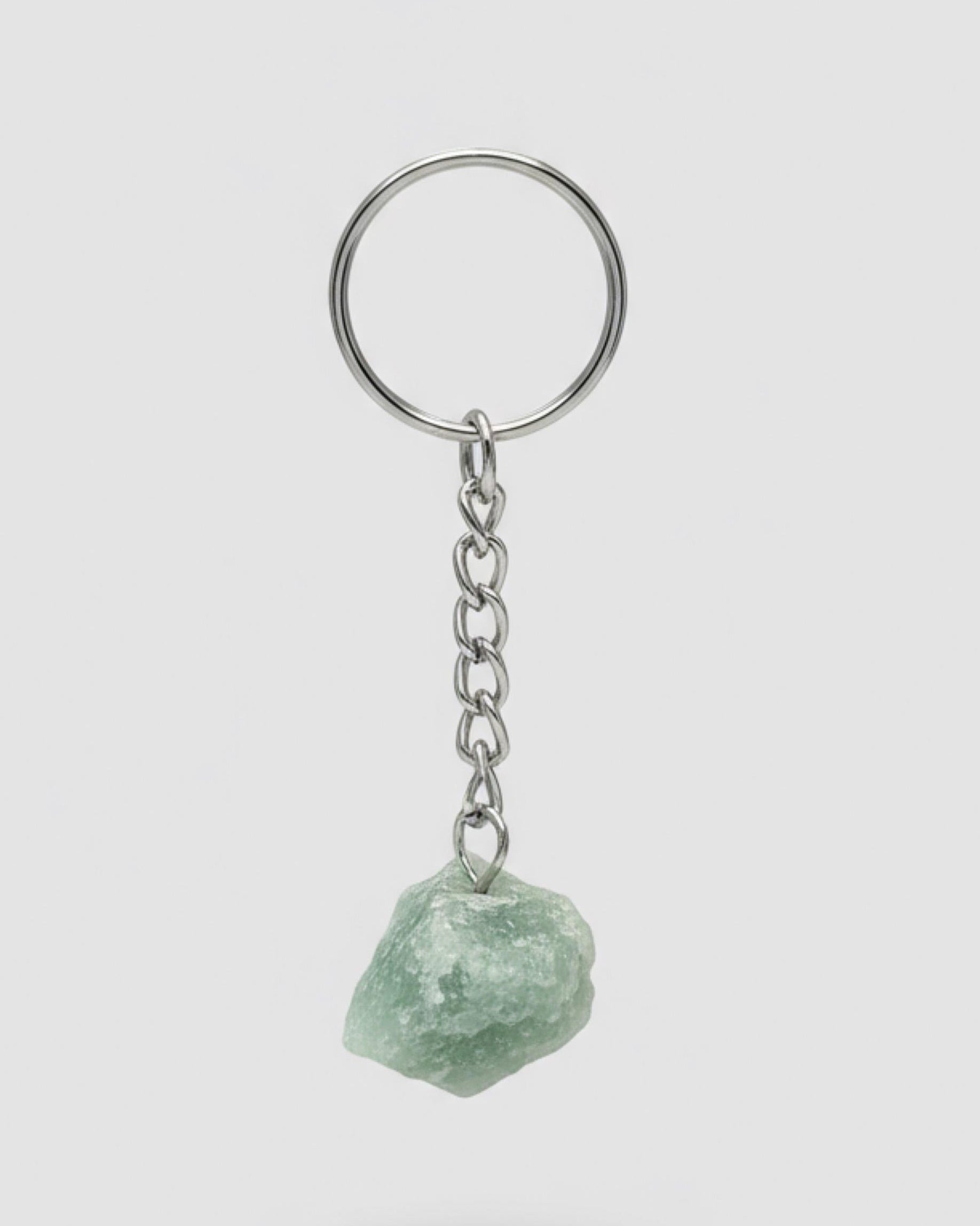 Green Aventurine Rough Keychain