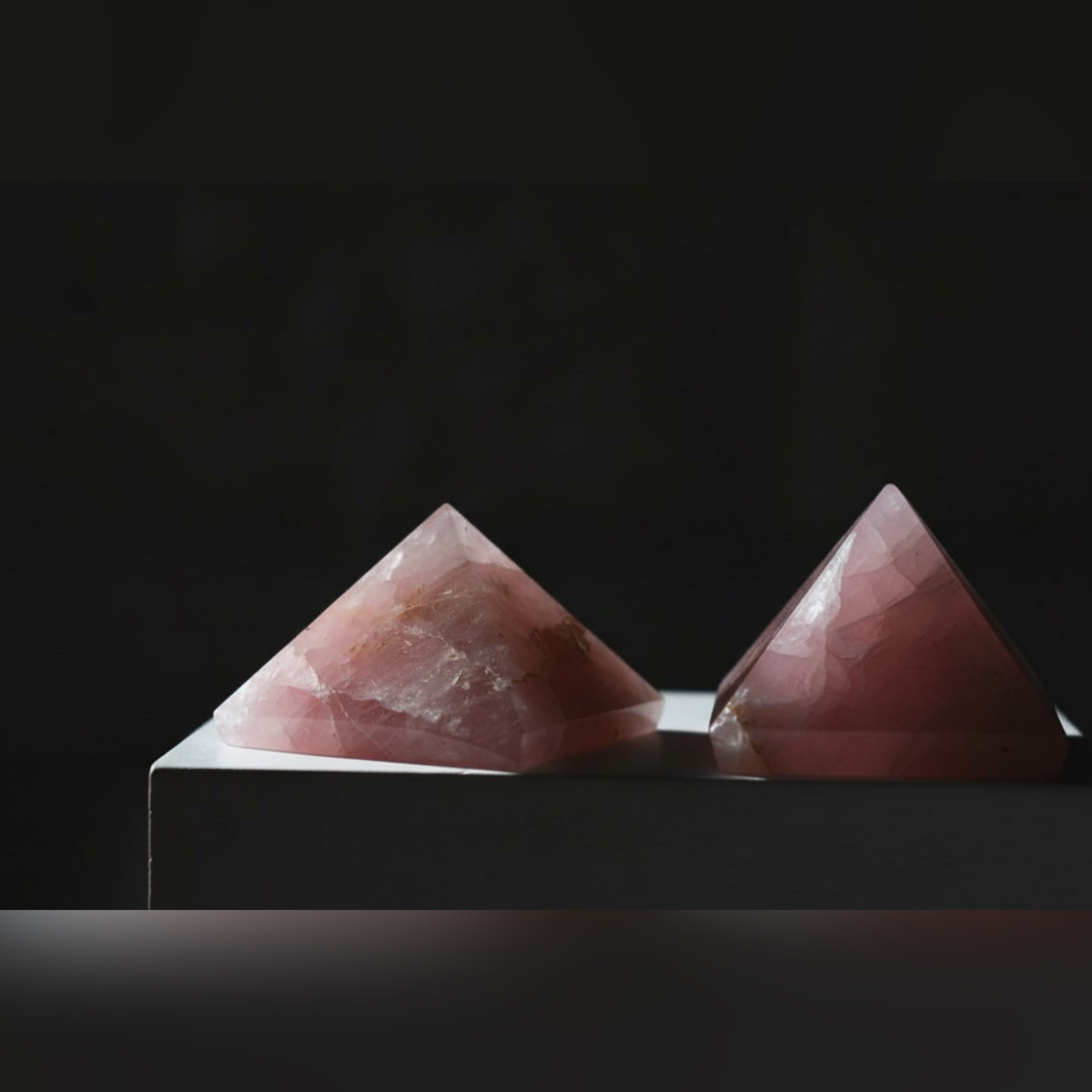 1" Inch Pyramid - Rose Quartz
