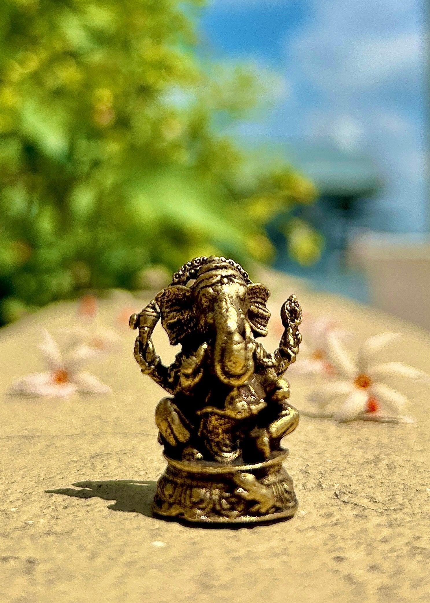 Brass Ganesha 2" (8/9)
