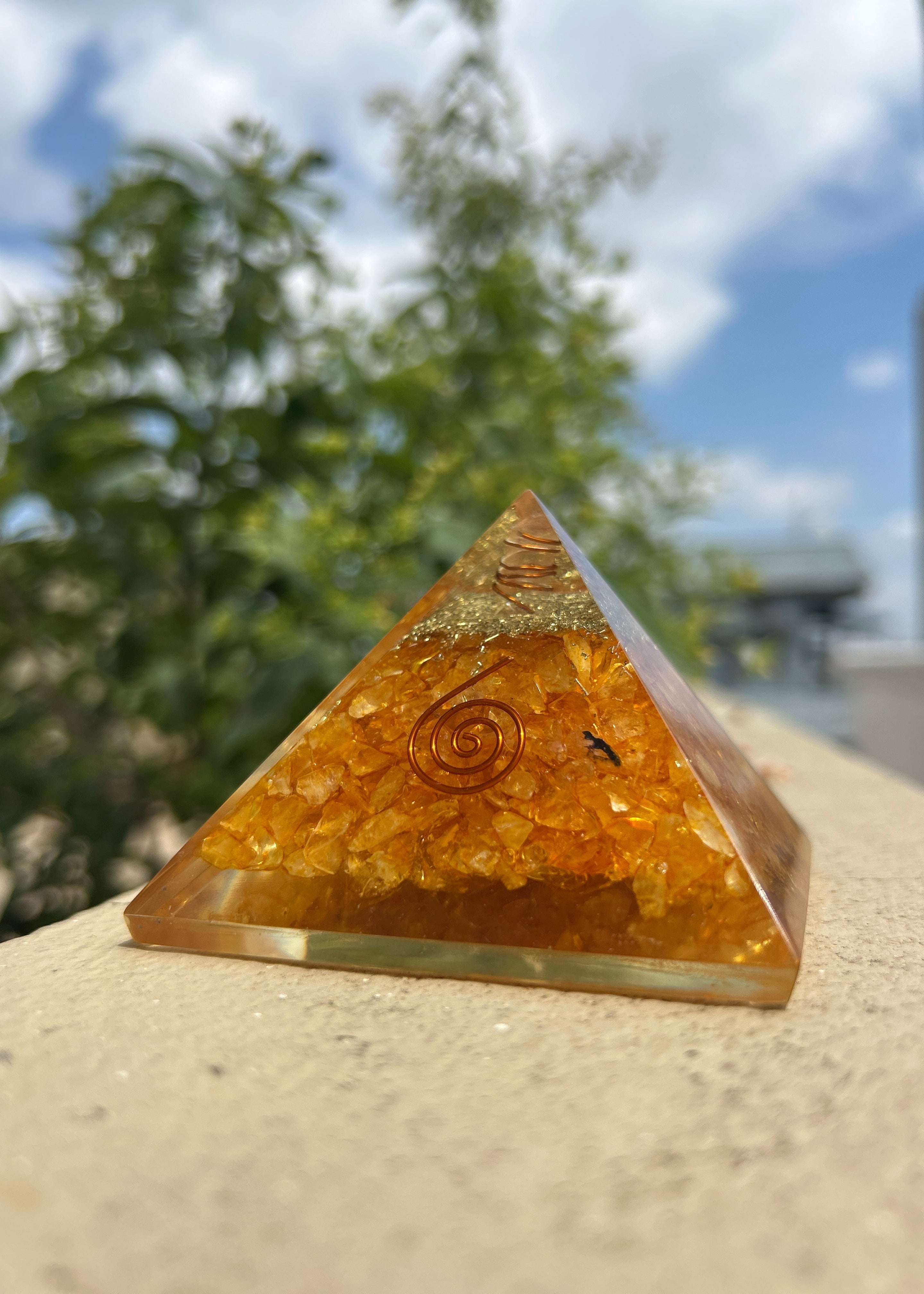 4" Citrine Pyramid