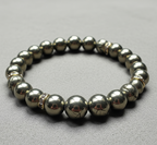 Natural Golden Pyrite Bracelet - 8mm (With Certificate)