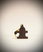 Karungali Wood Key Chain ( Shiva Linga ) 1-inch