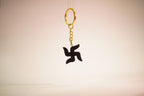 Karungali Wood Key Chain (Swastik) 1-inch