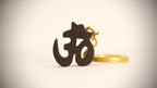 Karungali Wood Key Chain (Om) 1-inch