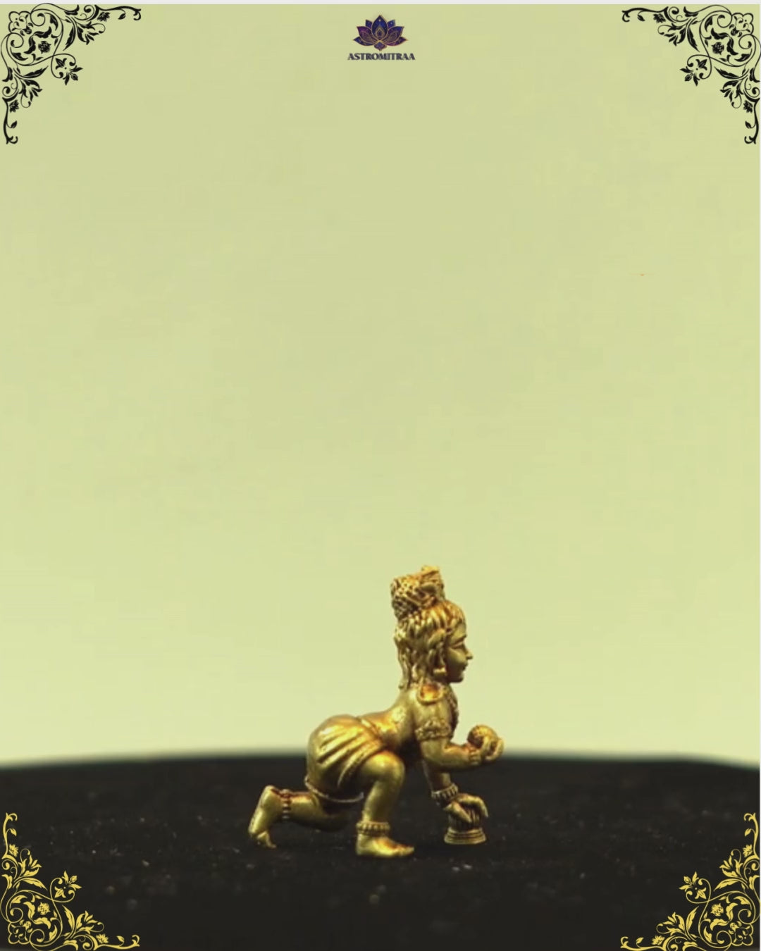 Brass Venna Krishna Idol