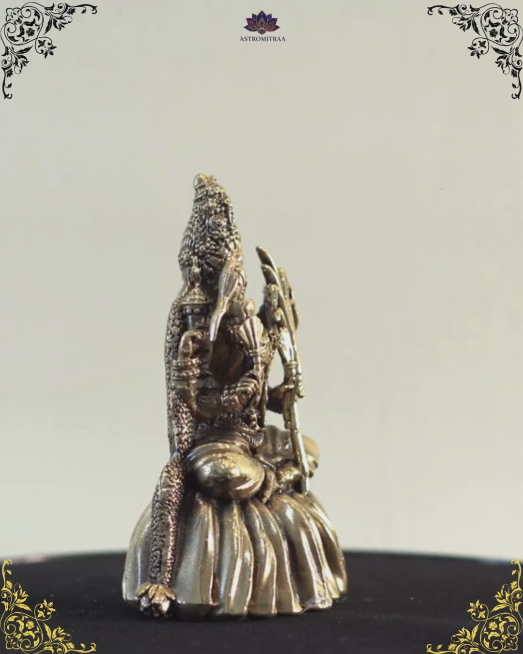 Brass Goddess Annapurna Devi Idol