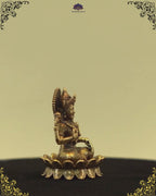 Brass Goddess Lakshmi Devi Statue 2"