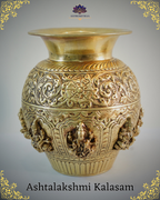 Ashtalakshmi Kalasam (Brass)