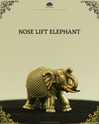 Brass Elephant Idol (Pack of 2)