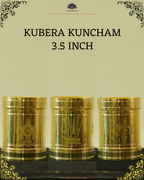 3.5" Brass Kubera Kuncham