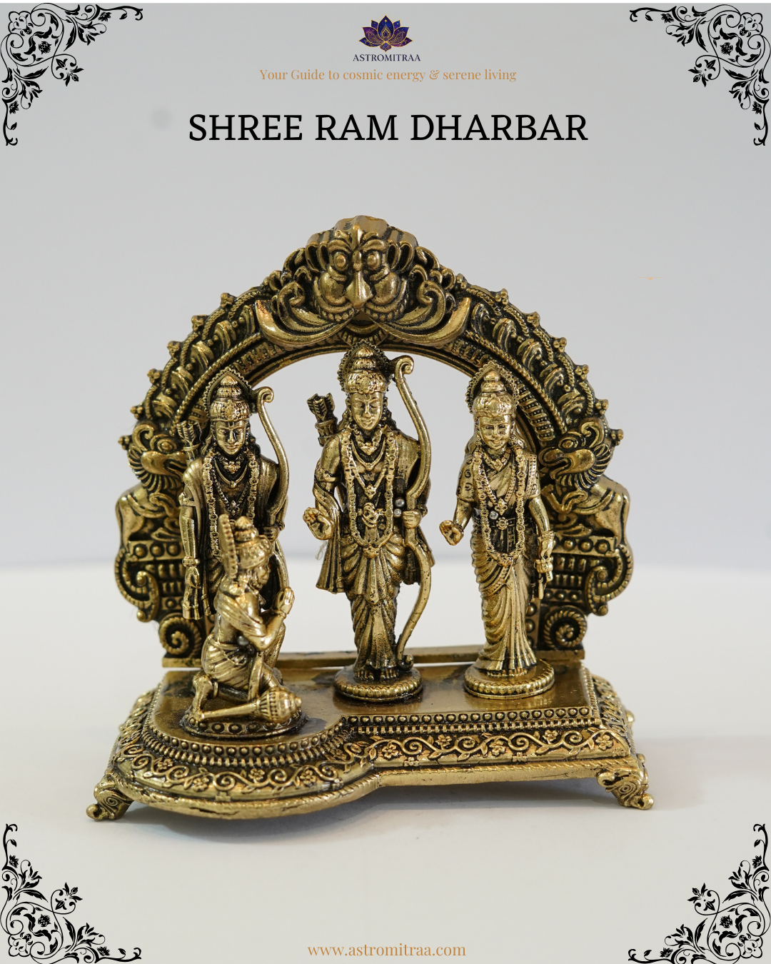 Brass Shri Ram Dharbar Statue