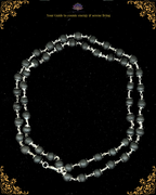 Karungali Mala with Silver Cap